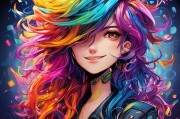 生日头像领取图片，轻松狂野的发丝